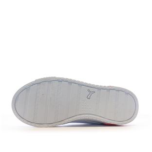 Baskets Blanc/Rose Fille Puma Jada vue 5