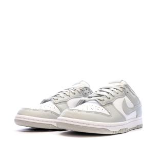 Baskets Blanches/Grises Homme Nike Dunk Low Retro vue 6