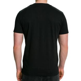 T-shirt Noir Homme Diesel Diegor vue 2