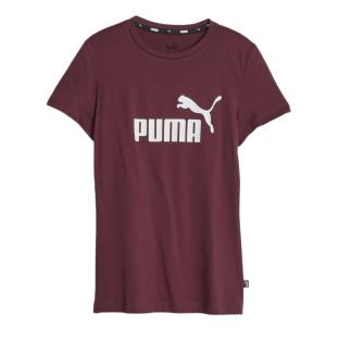 T-shirt Bordeaux Fushia Fille Puma Tee pas cher