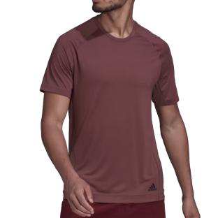 T-shirt Bordeaux Homme Adidas M Yoga Tee pas cher