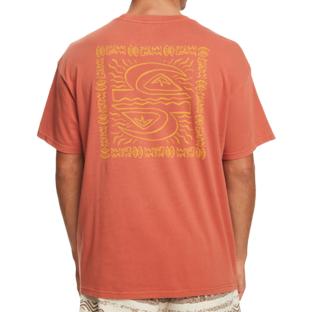 T-shirt Orange Homme Quiksilver Natural vue 2