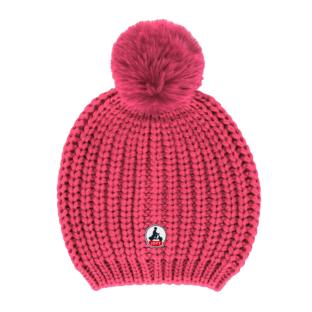 Bonnet à Pompon Fuchsia Femme Jott Montreal pas cher