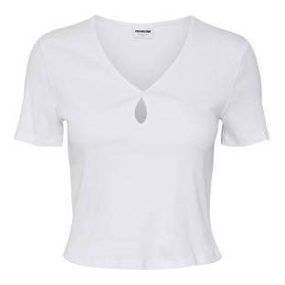 T-shirt Blanc Femme Noisy May Maya pas cher