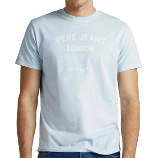T-shirt Bleu Homme Pepe jeansKerman pas cher