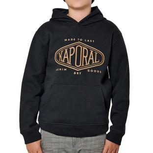 Sweat Noir Garçon Kaporal MARCAH pas cher