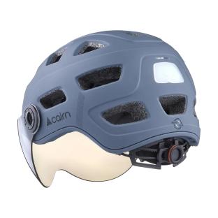 Casque avec visière Gris Adulte Cairn Quartz Visor Led vue 2