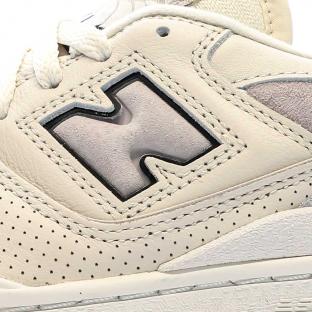 Baskets Blanches/Gris Femme New Balance 550 vue 7