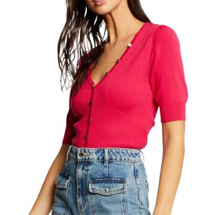 Pull Rose Femme Morgan Pull Morgan 242-MANIHI-NR pas cher