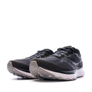 Chaussures de running Noires Mixte Saucony Ride 14 vue 6