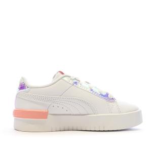 Baskets Blanches Fille Puma Jada Crystal Wings vue 2