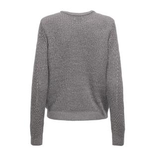 Pull en Maille Gris Femme JDY Felo Struc vue 2