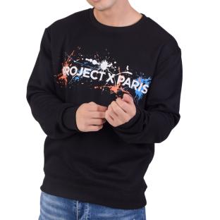 Sweat Noir Homme Project X Paris 2220136 pas cher