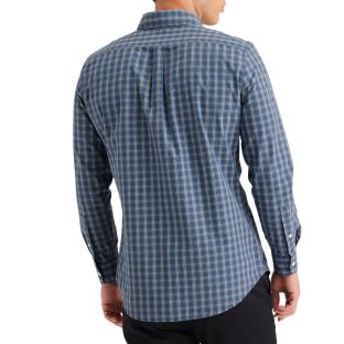 Chemise Bleu à Carreaux Homme Dockers Woven vue 2