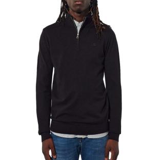 Pull 1/2 Zip Noir Homme Kaporal VADA pas cher