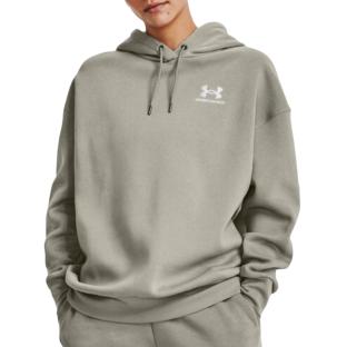 Sweat Gris Femme Under Armour Essential Flc pas cher