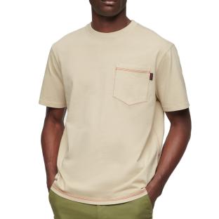 T-shirt Beige Homme Superdry M1011723A pas cher