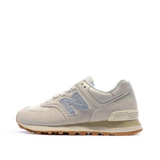 Baskets Blanches Femme New Balance 574 pas cher