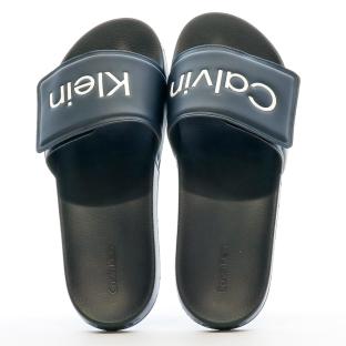 Claquettes Marine Homme Calvin Klein Jeans Pool Slide vue 3