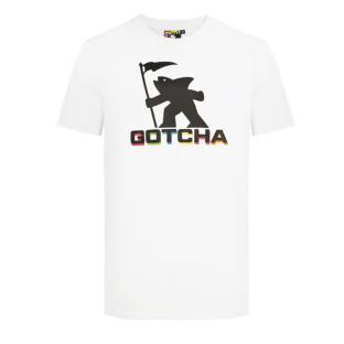 T-shirt Blanc Homme Gotcha Fishman pas cher