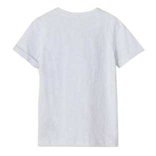 T-shirt Blanc Garçon Name It Vincent vue 2