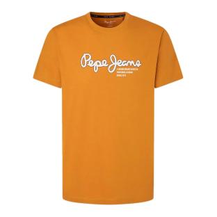 T-shirt Orange Homme Pepe jeans Wido pas cher