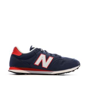 Baskets Marine/Rouge/Blanc Homme New Balance 500 vue 2