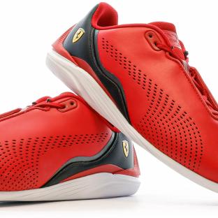 Baskets Rouge/Noir Homme Puma Ferrari Drift Cat Decima vue 7