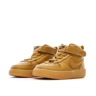 Baskets Camel Garçon Nike Court Borough vue 6