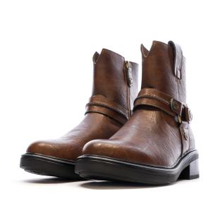 Bottines Marrons Femme Chattawak CIELO vue 6