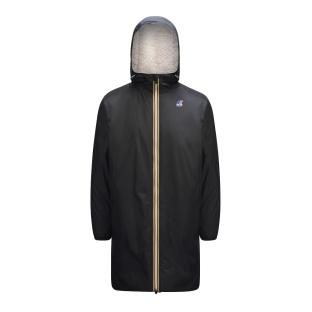 Parka Longue Noire Unisexe K-WAY Le Vrai 3.0 Eiffel Orsetto pas cher