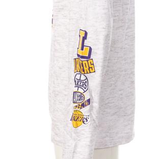 T-shirt Manches Longues Gris Garçon NBA Los Angeles Lakers vue 3