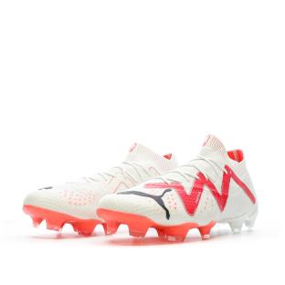 Chaussures de foot Blanc/Rose Homme Puma Future Ultimate FG vue 6