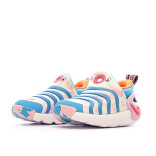 Baskets Blanc/Rose Fille Nike Dynamo Go vue 6