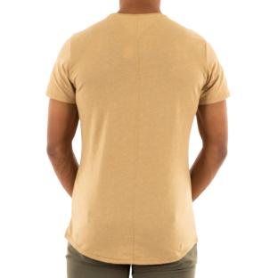 T-shirt Beige Homme Tommy Hilfiger Slim Jaspe vue 2