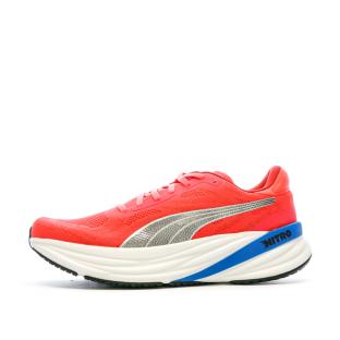 Chaussures de running Rouge/Blanche Homme Puma Magnify Nitro pas cher