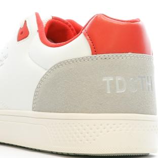 Baskets Blanches/Rouge Homme Teddy Smith 1642 vue 7