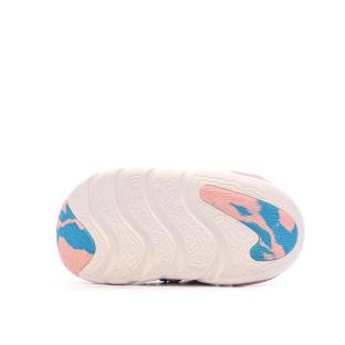 Baskets Blanc/Rose Fille Nike Dynamo Go vue 5