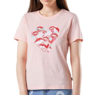 T-shirt Rose Femme Converse Valentine's Day Heart pas cher