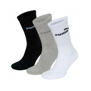 x3 Paires de Chaussettes Noires/Grises Puma 7308325 pas cher