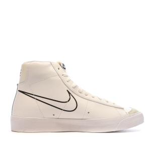 Baskets Blanches/Orange Homme Nike Blazer vue 2