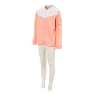 Survêtement Gris/Orange Fille Puma 827 pas cher