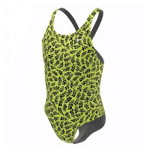 Maillot de bain 1 pièce Vert/Noir Fille Nike Fastback pas cher