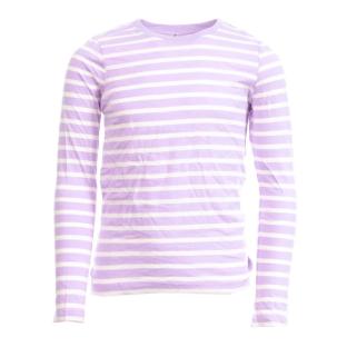 T-shirt à rayures Violet Fille Kids Only Rikke pas cher