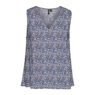 Blouse Bleu à Motifs Femme Vero Moda Easy Joy pas cher