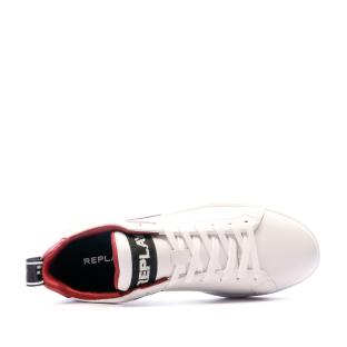 Baskets Blanches/Rouge  Homme Replay Polaris vue 4