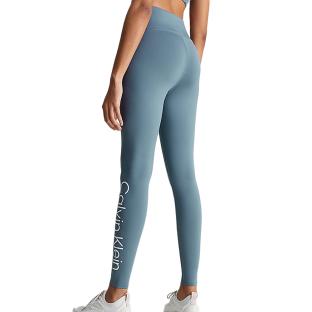 Legging Bleu Femme Calvin Klein Jeans 00GWS4L636 vue 2