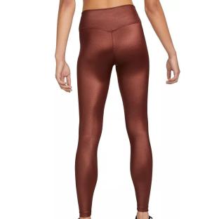 Legging Marron Femme Nike One Shine vue 2