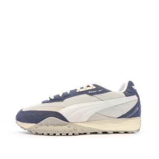 Baskets Beige/Bleu Homme/Ado Puma Rider Washed pas cher