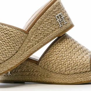 Sandales Beige Femme Tommy Hilfiger Rope Wedge vue 7